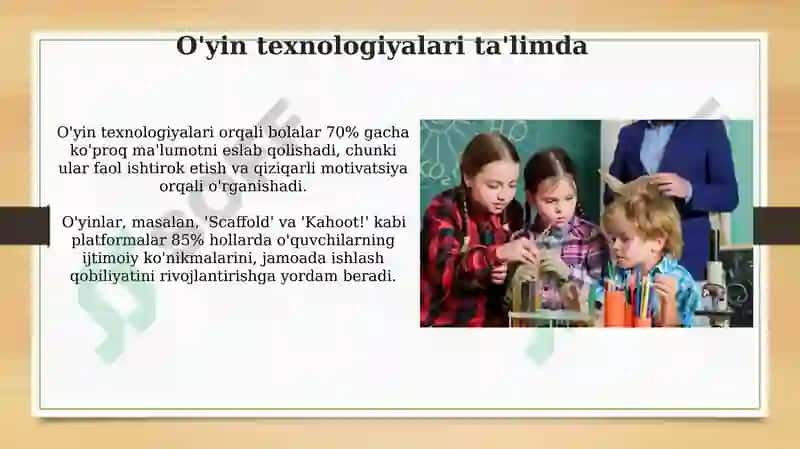 Kar bolalar maktabida taʼlim tamoyillari va metodlari 8