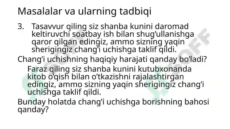 Iqtisodiyotning 10 tamoyili va Talab va taklif 8