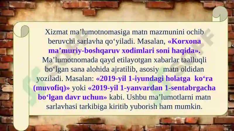 Davlat tilida ish yuritish 8
