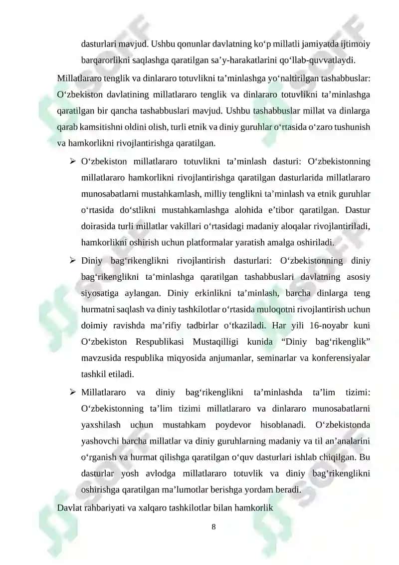 Oʻzbekistonda millatlararo va dinlararo munosabatlar 8