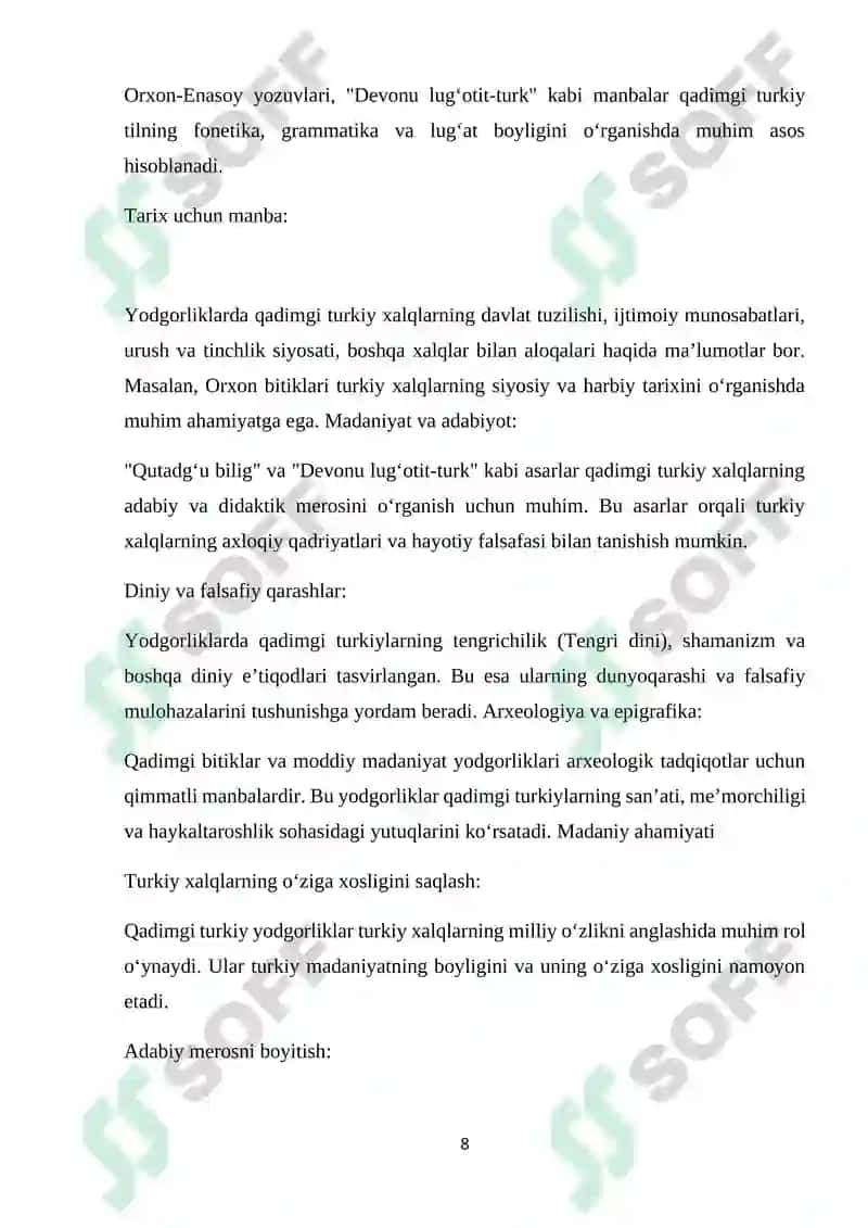 Akademik litseylarda qadimgi turkiy yodgorliklami o'rganish usullari 8