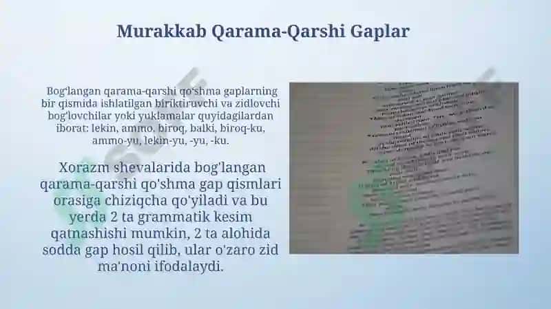 Ergashgan qo'shma gaplar va uning turlari 8
