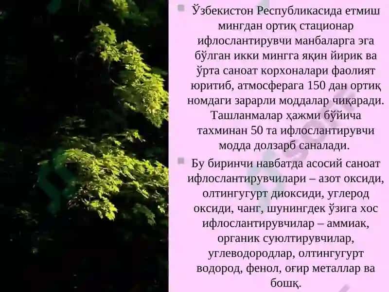 Ифлосланишни бошқариш иқтисодиёти: умумий нуқтаи-назар 8