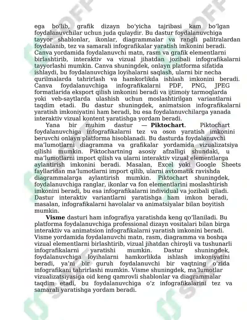 Infografiya yaratish texnologiyalari 8