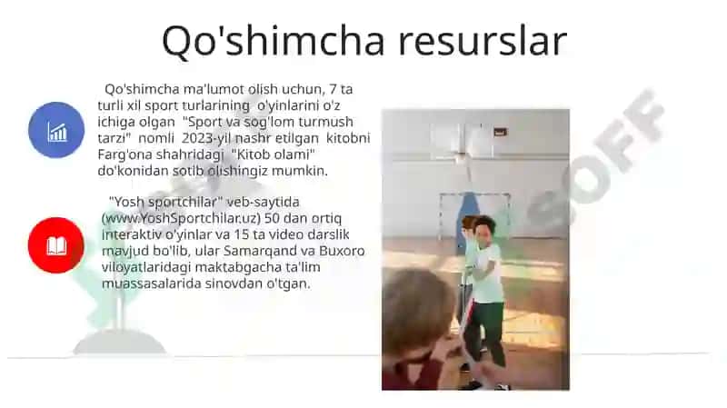 Maktabgacha yoshdagi bolalar uchun sport o'yinlari 8