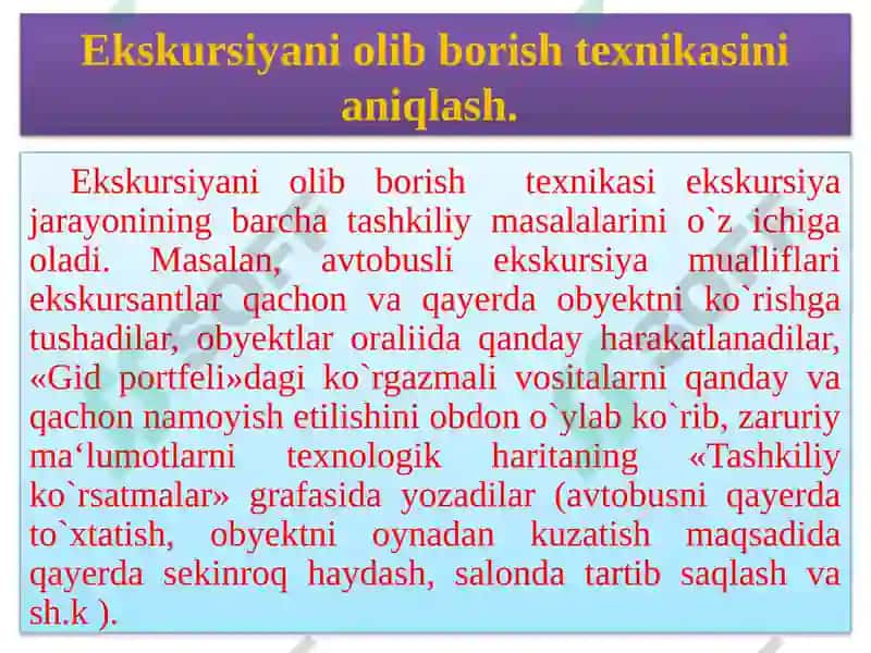 Ekskursiya xizmati 8