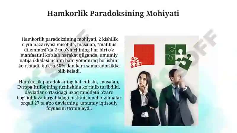 Global Hamkorlik Muammolari 8