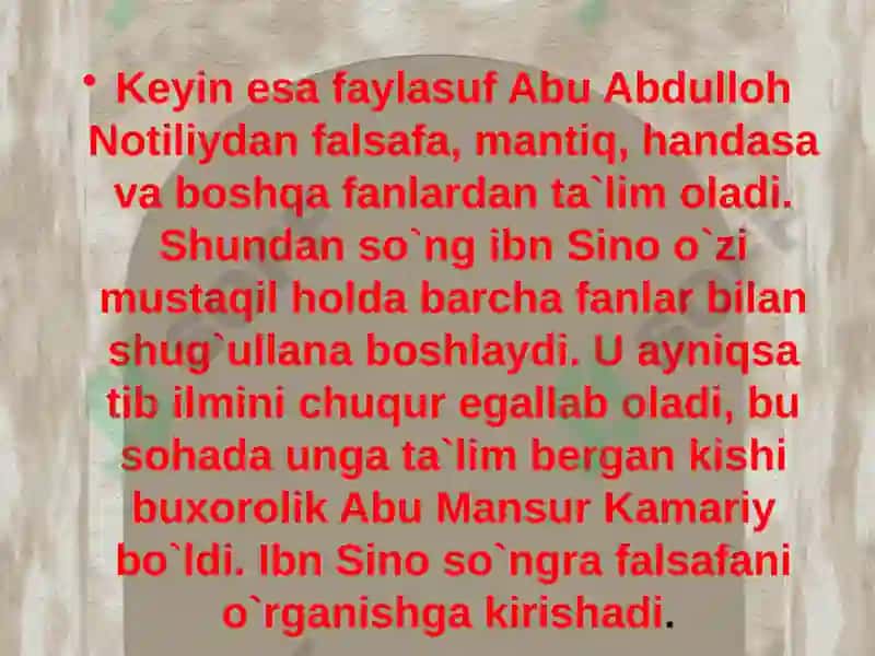 Abu Ali Ibn Sino 8