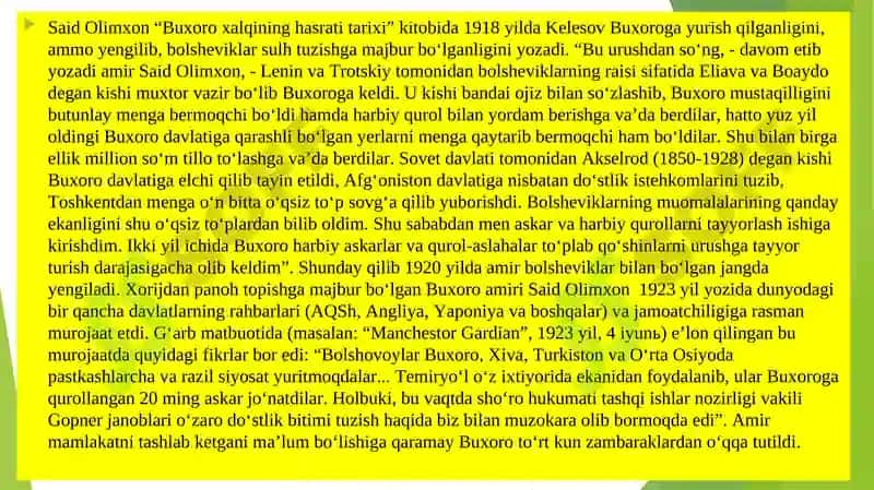 1-mavzu. 20-40-yillar o‘zbek adabiyotining xususiyatlari. 8