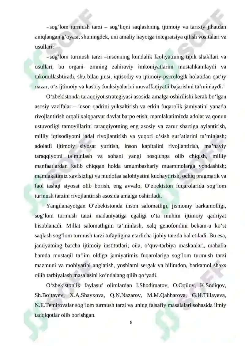 Umumiy o'rta ta'limda sog'lom turmush tarzi 8