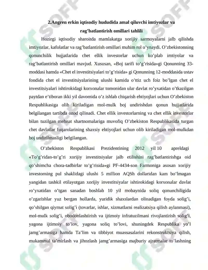 Angren Viloyati Erkin Iqtisodiy Zonasi 8