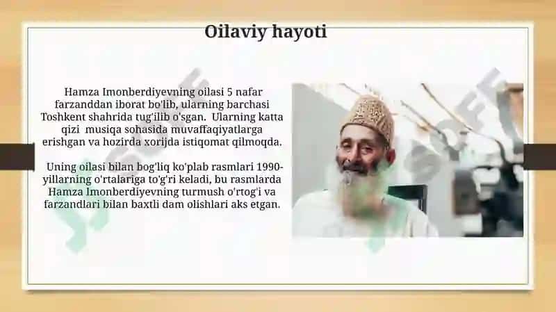 Hamza Imonberdiyev hayoti va ijodi 8