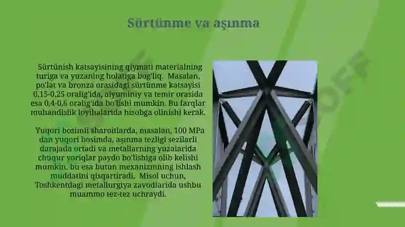 Uzatish mexanizmlari 8