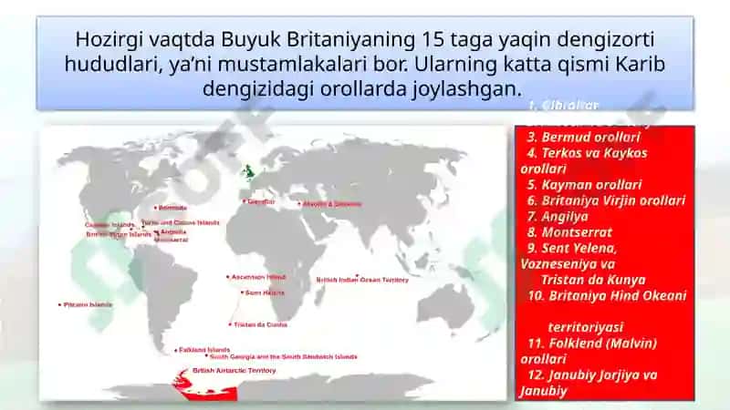 Buyuk Britaniya va Shimoliy Irlandiya Birlashgan Qirolligi 8