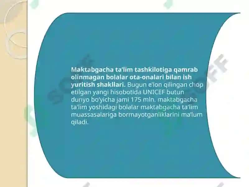 Maktabgacha ta'lim tashkilotining oila bilan xamkorligi 8
