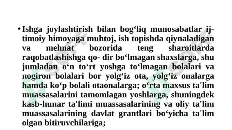 MEHNAT HUQUQI MODULIGA KIRISH VA UNING PRINSPLARI 8