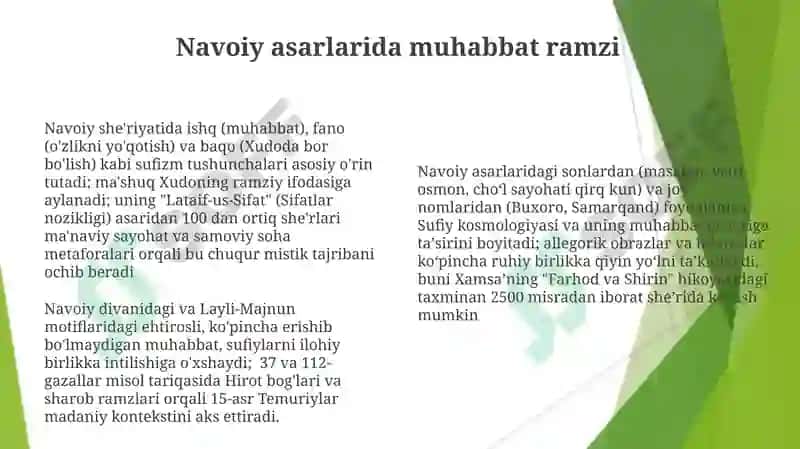 Alisher Navoiy sheʼriyatidagi tasavvufiy timsollar 8