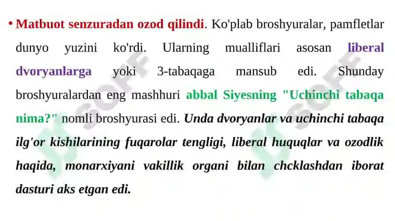 Fransuz inqilobi (XVIII asr oxiri) 8