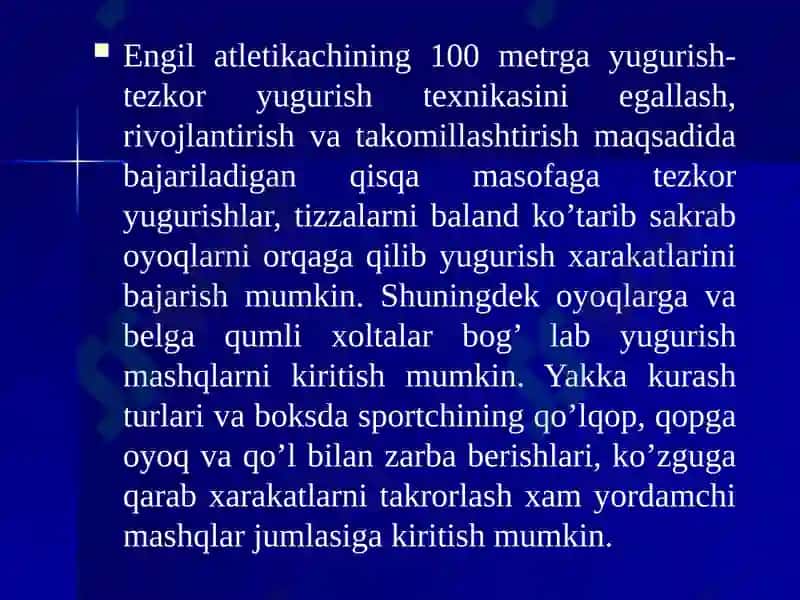 Jismoniy mashqlarning xarakteristikasi 8
