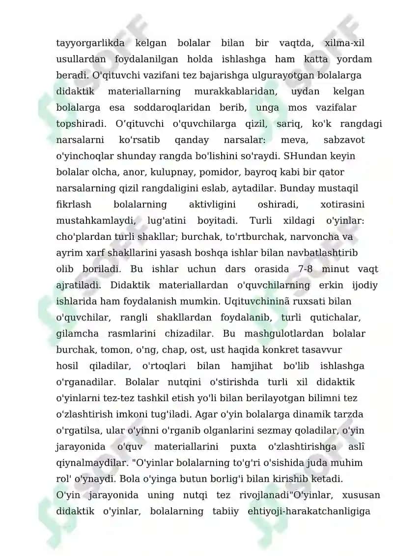 1-sinf o'quvchilarning ogzaki nuqtini o'stirishda xalq o'zaki ijodi namunalaridan foydalanish 8
