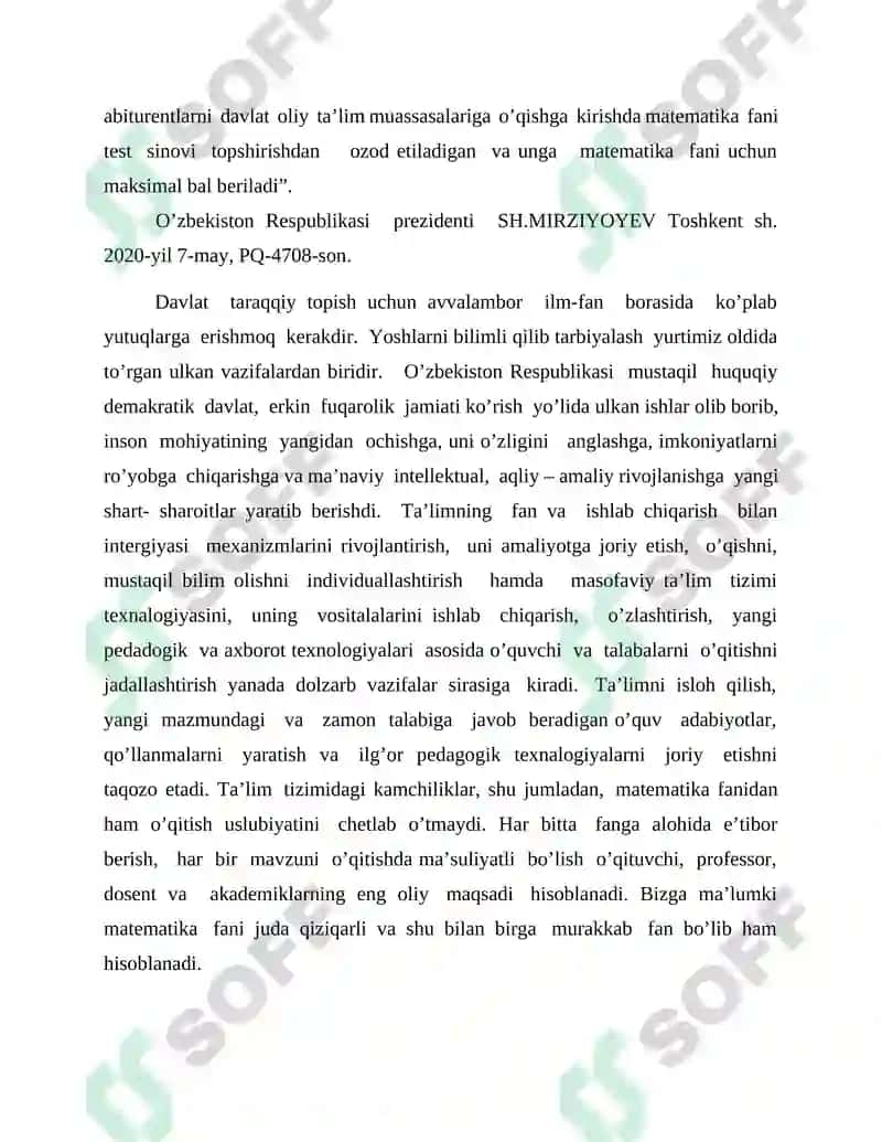Parabolik tipdagi tenglamalar uchun Koshi masalasi va fundamental yechim 8