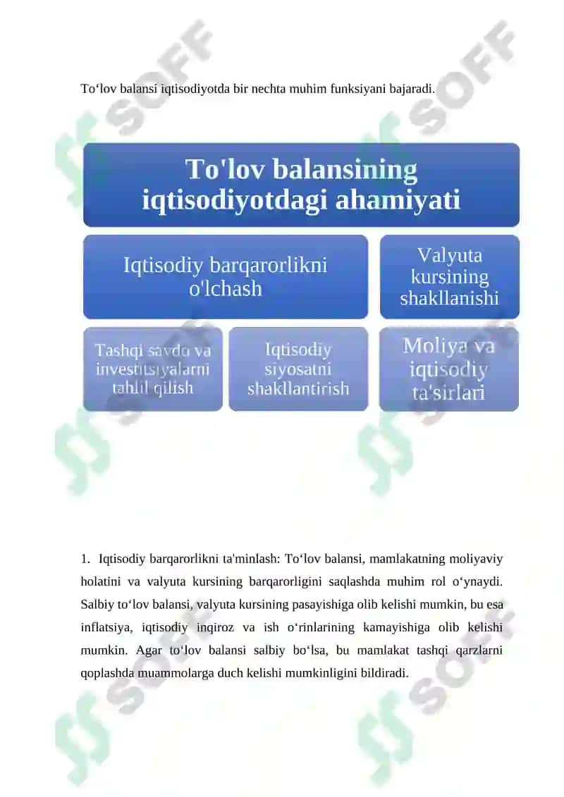 To'lov balansining mohiyati va tarkibi 8