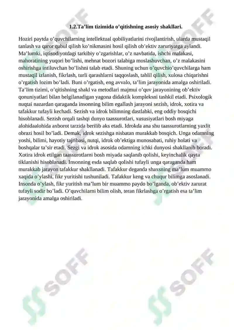 Tabbiy fanlarni o’qitishda loyiha faoloyatidan foydalanish 8