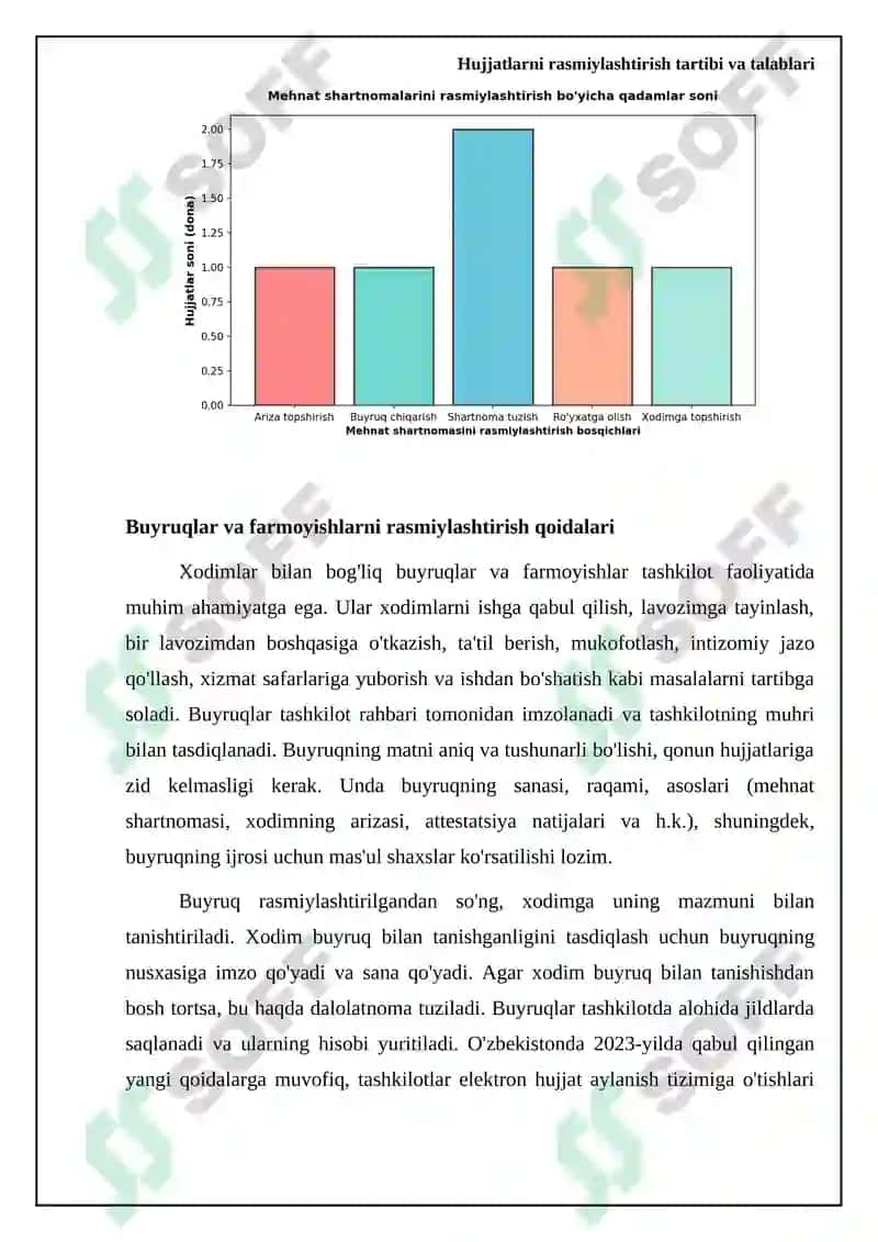 Xodimlar faoliyatiga oid hujjatlar 8