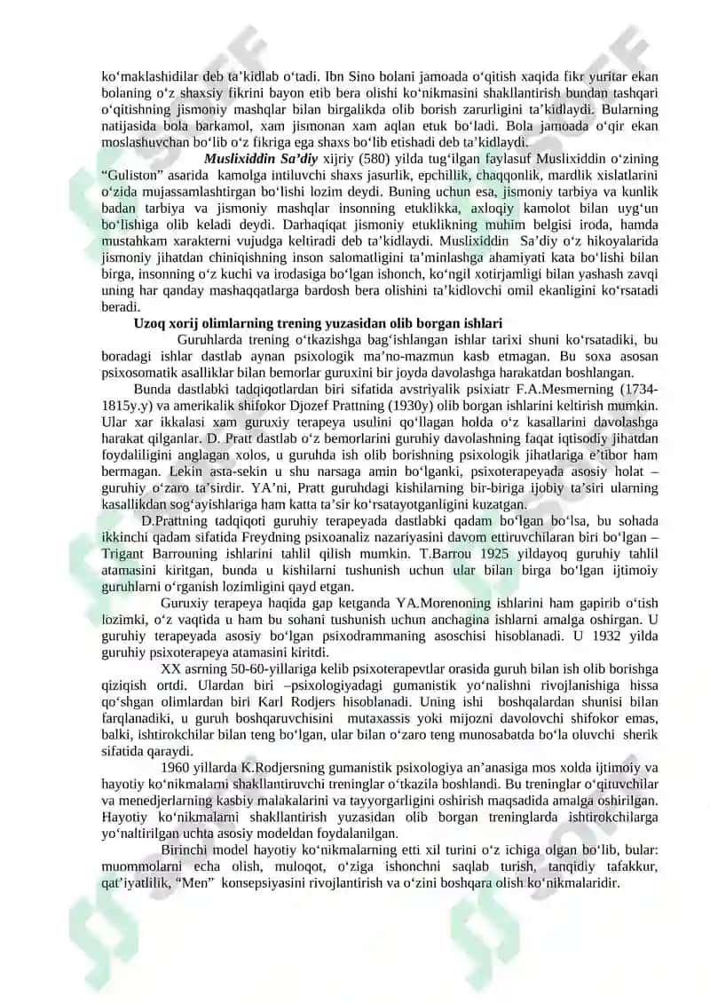 PSIXOLOGIK TRENING ASOSLARI 8