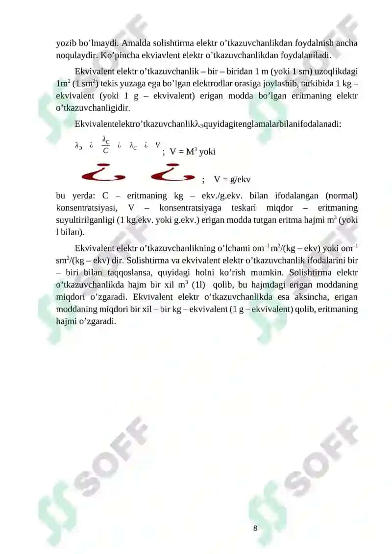 Konduktometrik analiz metodi 8