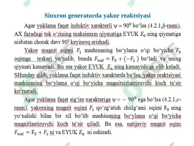 Sinxrоn Generatоr 8