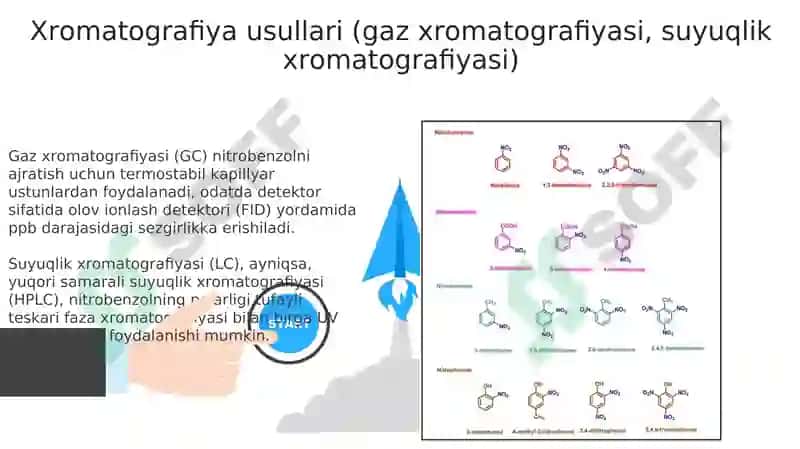 Nitrobenzolni biologik obyektlardan ajratib olish va tahlil qilish usullari 8
