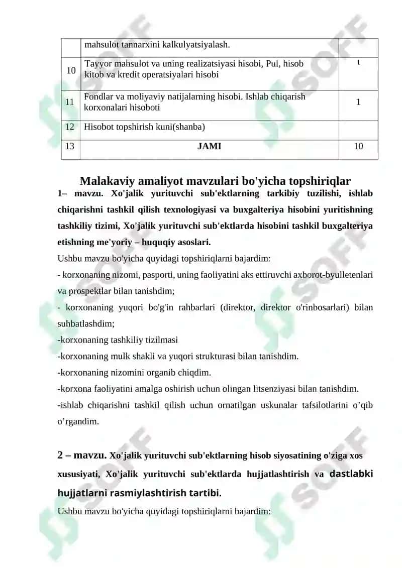 Malakaviy amaliyot hisoboti 8