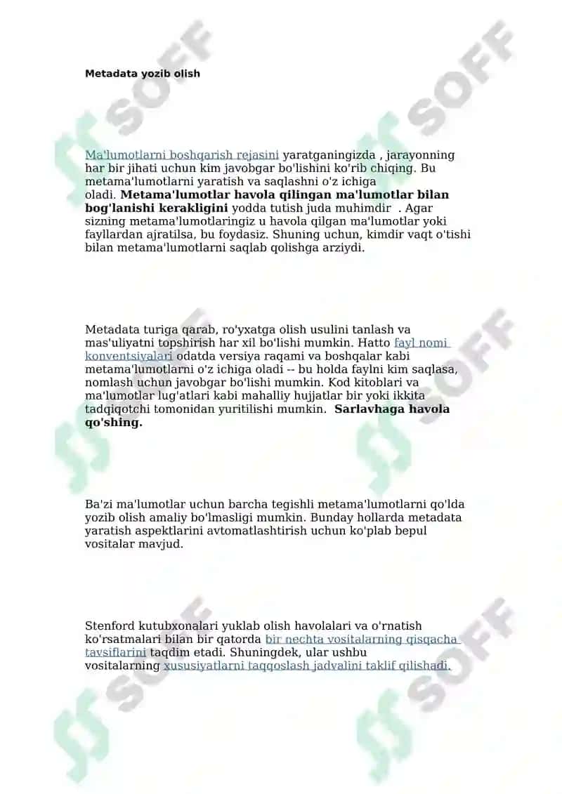Metadata va Hujjatlar 8