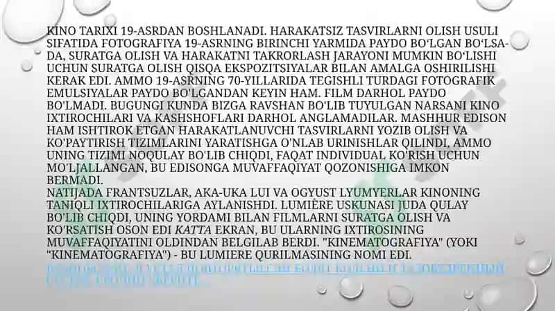 O‘zbekistonda dastlabki kino va teatr san‘atining kirib kelishi 8