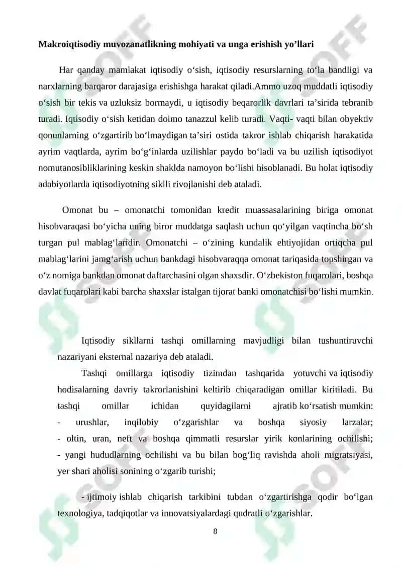 Jamg’arma va unga ta’sir etuvchi omillar 8