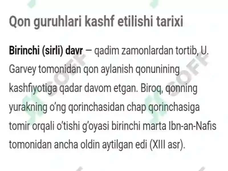 Qon guruhlari 8