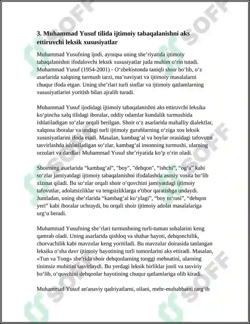 MUHAMMAD YUSUF SHEʼRLARI TILINING SOTSIOLINGVITIK TAHLILI 8