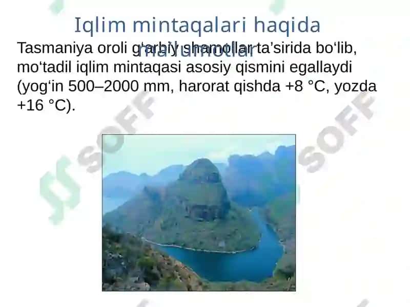 Avstraliya iqlimi ichki suvlari 8