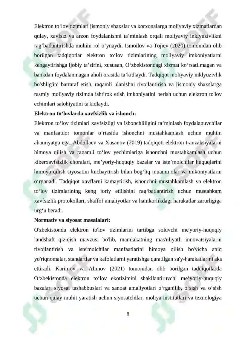 RAQAMLI IQTISODIYOTDA SUNʼIY INTELLEKT TEXNOLOGIYALARINING ISTIQBOLLARI 8