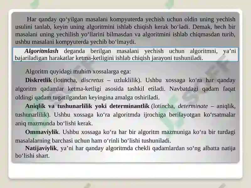 Zamonaviy dasturlash texnologiyalari 8