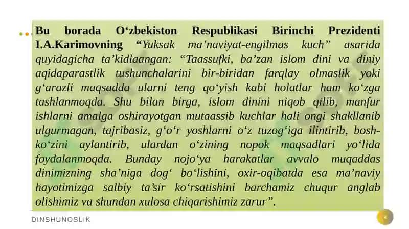 Kiber makonda din. Missionerlik va prozelitizmning ijtimoiy- siyosiy xavfi 8