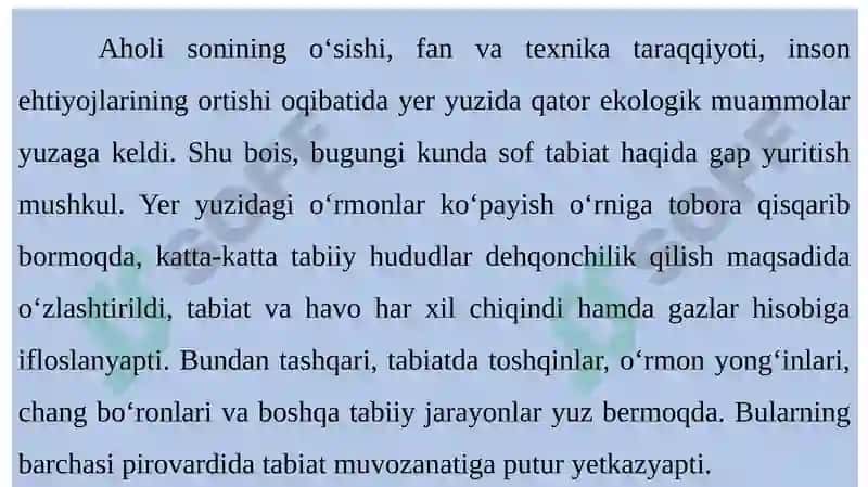 Globalekologik inqirozniyuzaga kelish sabablari 8