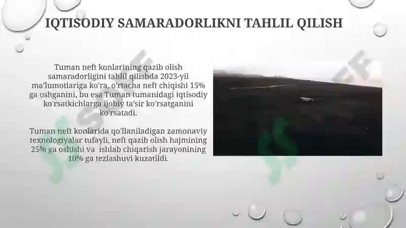 Tuman Neft Konlaridan To'liq Foydalanishni Amalga Oshirish 8