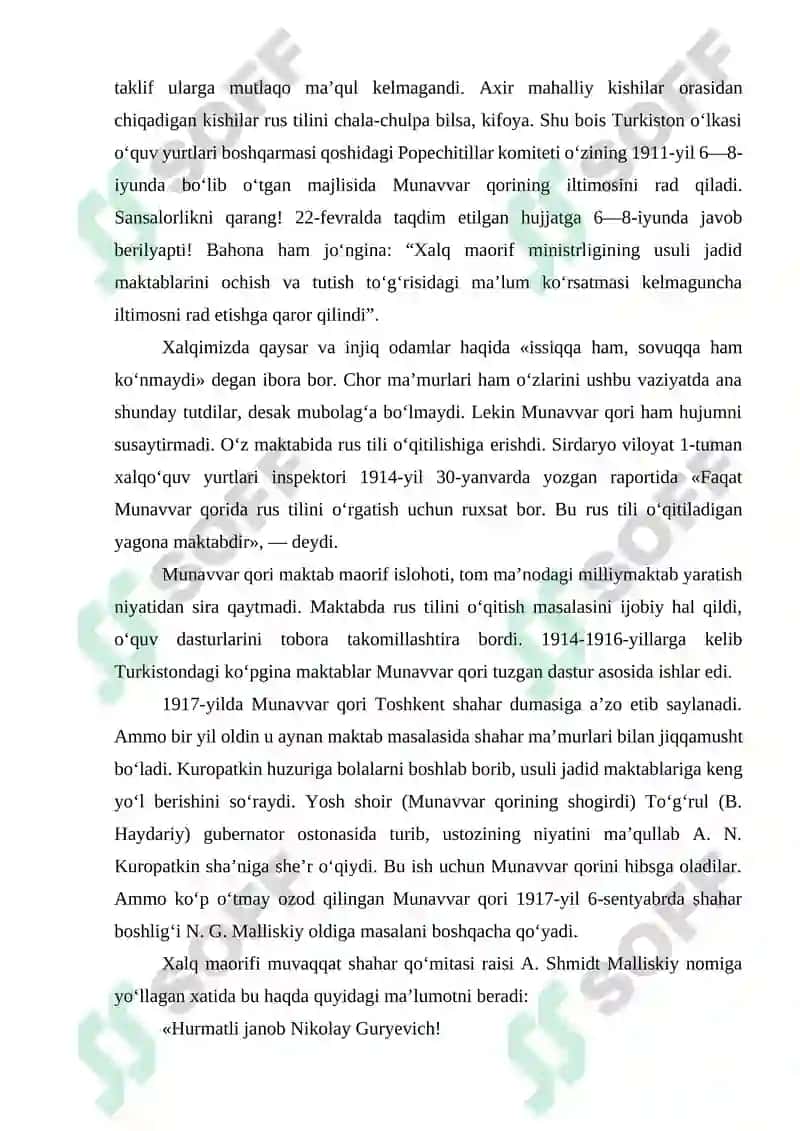 Munavvar Qori Abdurashidxonov PUBLITSISTIKASI 8