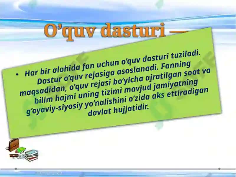 Ta'lim mazmuni 8