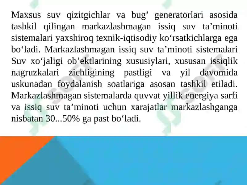 Elektr suv qizitgichlar va bug‘ generatorlari 8