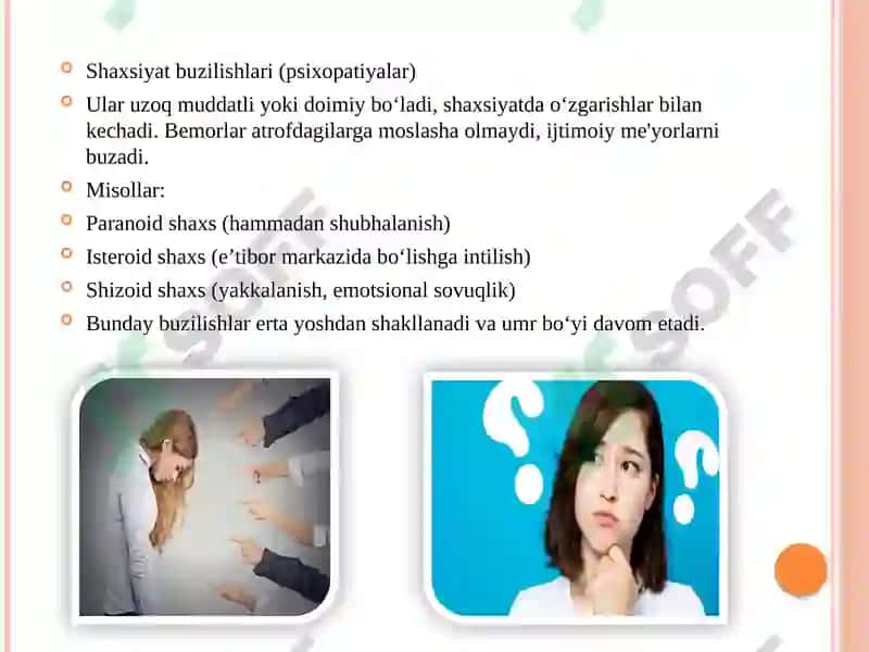 Psixogen kasalliklar epidemiologiyasi 8