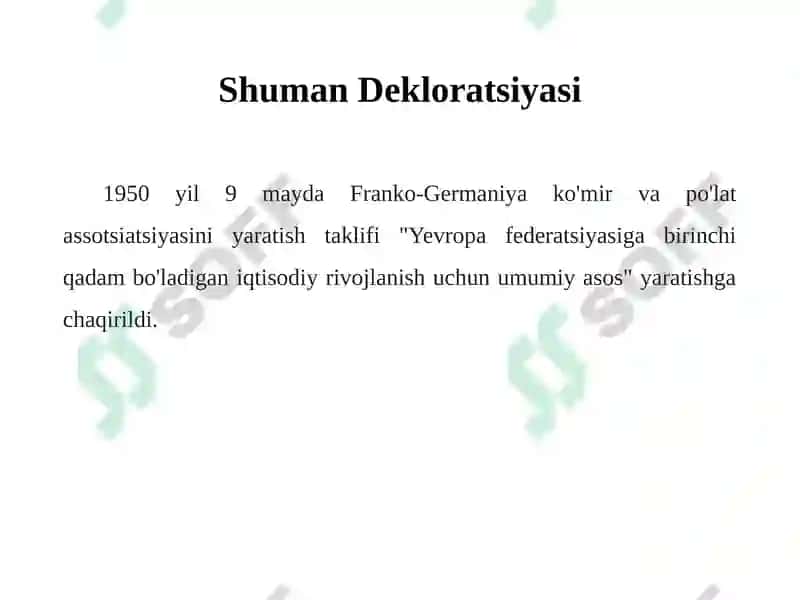 Yevropamamlakatlarixalqarovadiplomatikmunosabatlartizimida(1945-1991yy.) 8