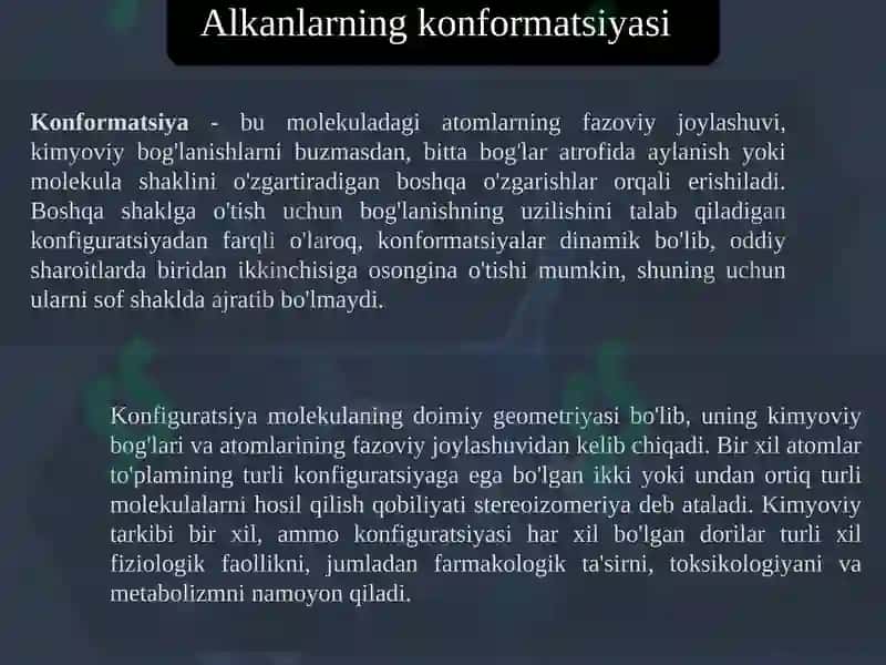 Organik kimyo 8
